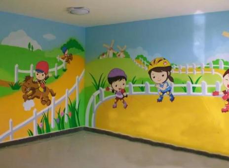 焦作幼儿园墙体彩绘制作流程及注意事项