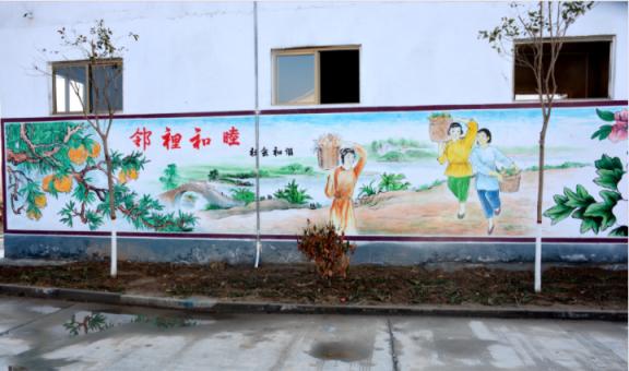 焦作乡镇文化墙 乡风文明焕发新活力