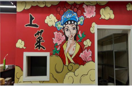 焦作墙体彩绘的发展和应用